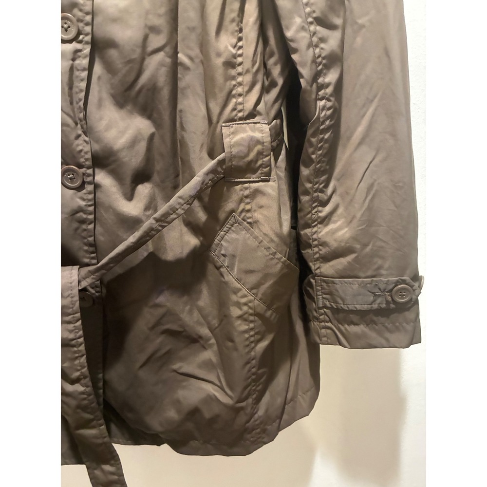 Columbia Womens XL Brown Belted Trench Rain Jacket Coat - Picture 2 of 5